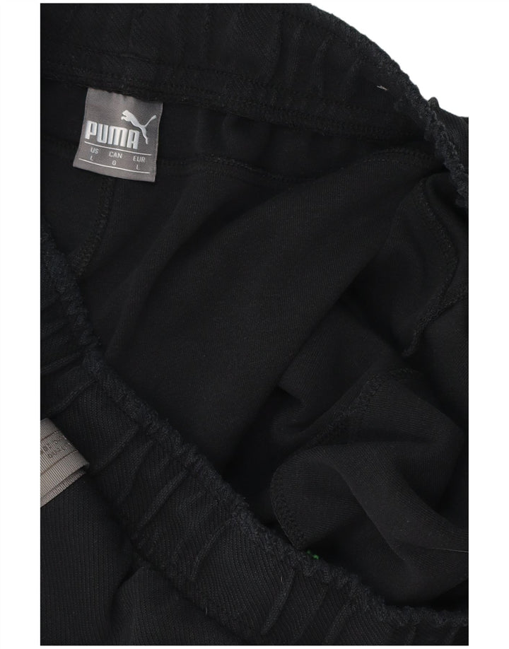 PUMA Herren Graphic Sport Shorts Large Schwarz