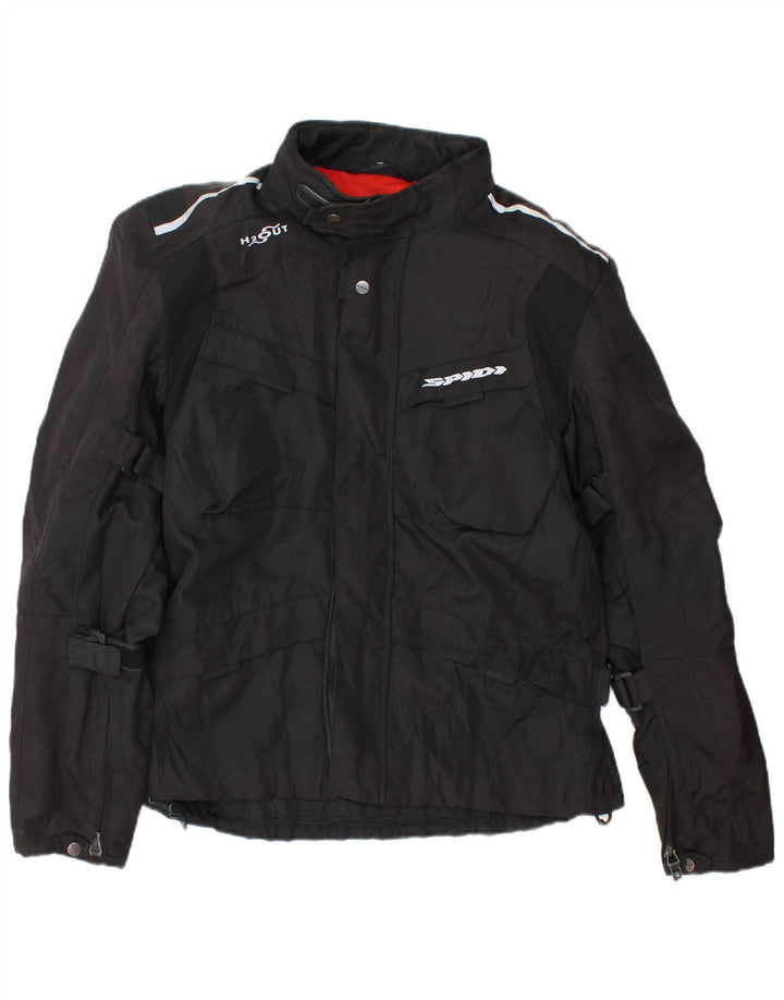 Spidi Herren Graphic Moto Racer Jacke UK 40 Large Schwarz