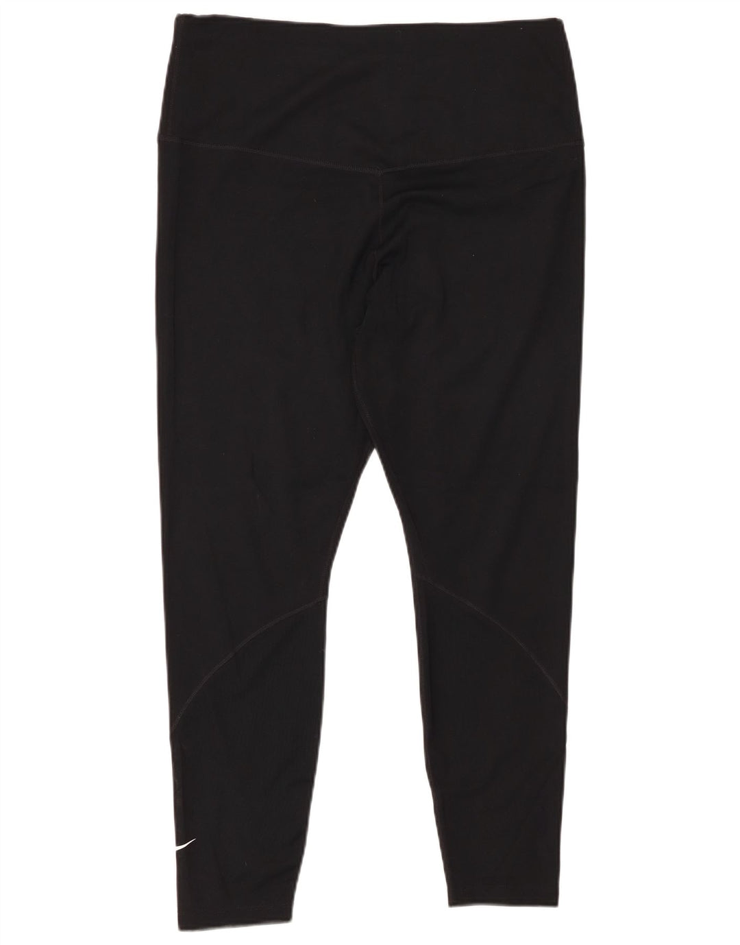 NIKE Damen Dri Fit Crop Leggings UK 18 XL Schwarz Polyester