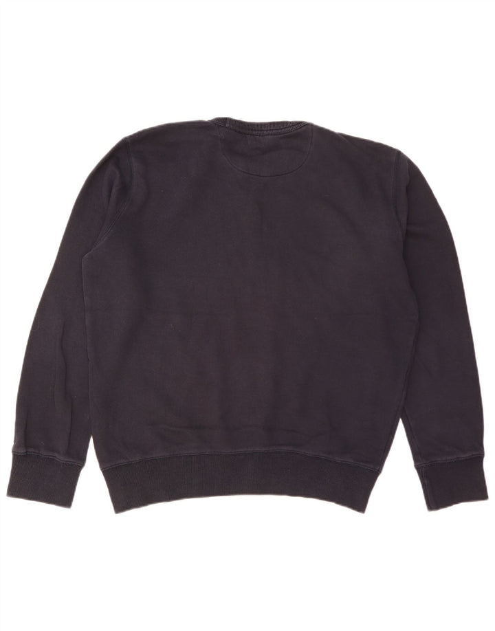 FRENCH CONNECTION Herren-Sweatshirt, mittelgroß, marineblau, Baumwolle
