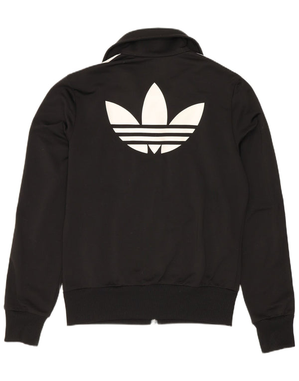 Adidas Damen Graphic Trainingsanzug Top Jacke EU 38 Small Schwarz Polyester