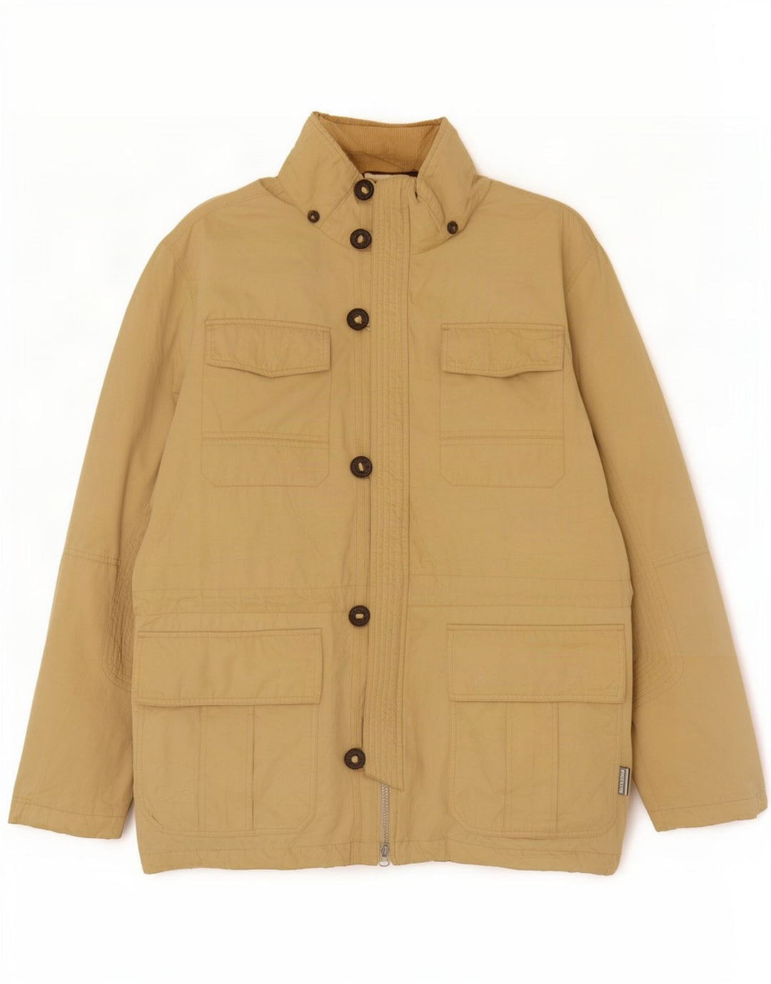 Diadora Herren Wattierte Jacke UK 42 XL Beige Baumwolle