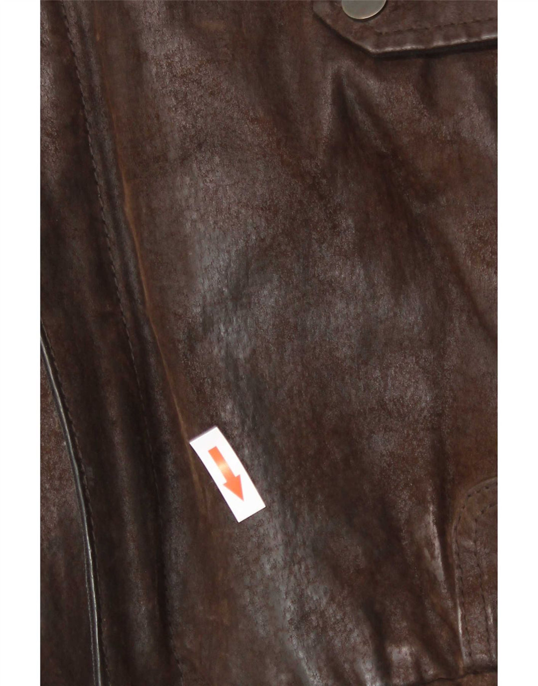 Cedarwood State Herren Lederjacke UK 44 2XL Braun