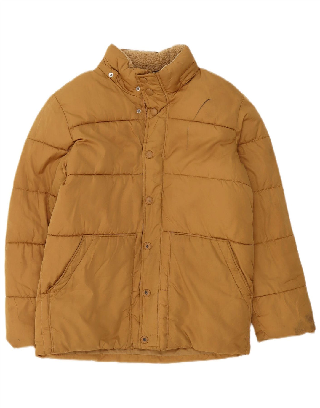 Gap Wattierte Jacke für Jungen, 12–13 Jahre, XL, Beige, Polyester