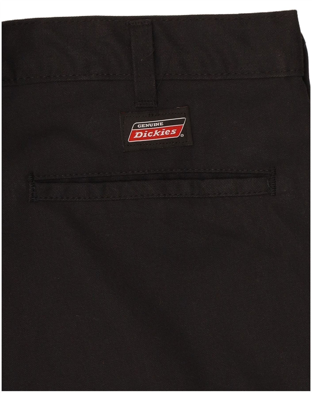 DICKIES Mens Straight Cargo Trousers W44 L30 Black