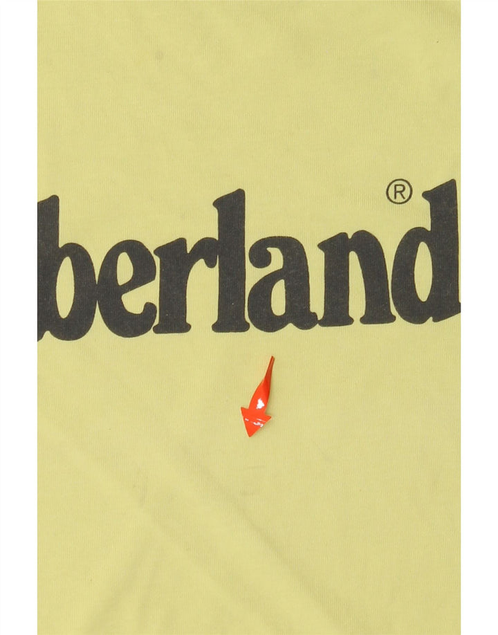 TIMBERLAND Grafik-T-Shirt für Jungen, 13–14 Jahre, Größe S, grüne Baumwolle