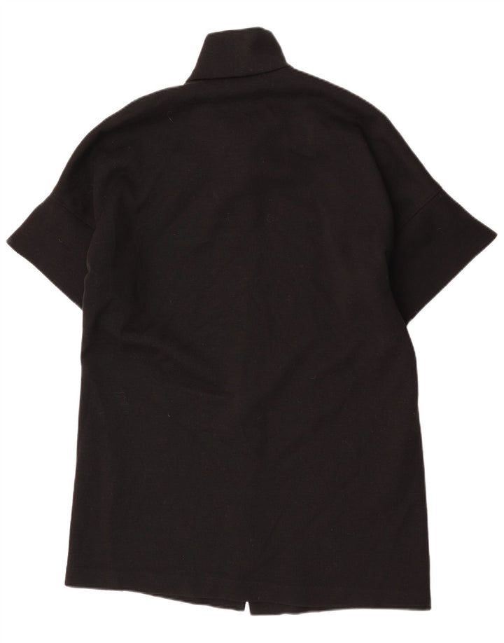 Perte by Krizia Damen Longline Cardigan Top UK 12 Medium Schwarz
