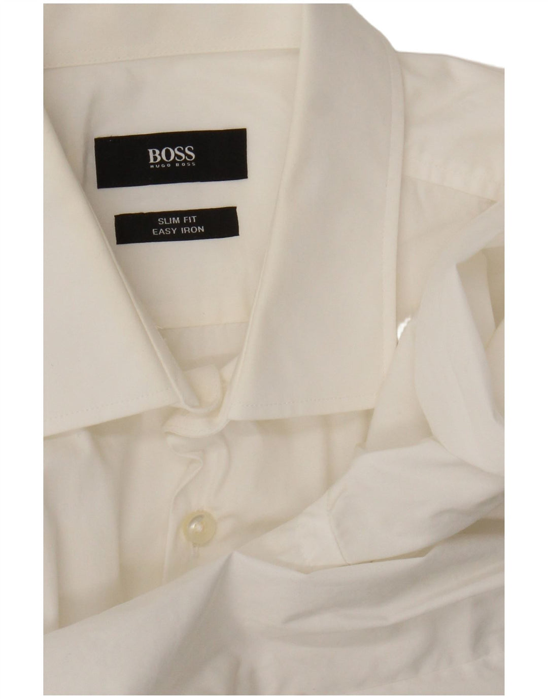 Hugo Boss Herren Slim Fit Hemd Mittelweiß
