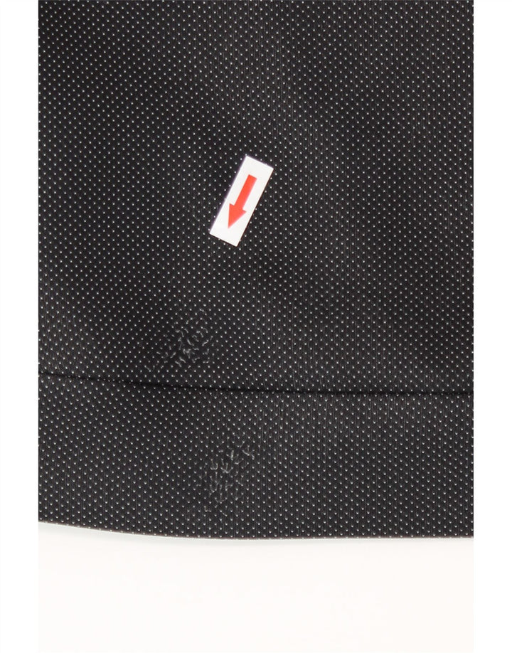 Under Armour Herren-Kapuzenpullover mit grafischem Reißverschluss, klein, schwarz geflecktes Polyester