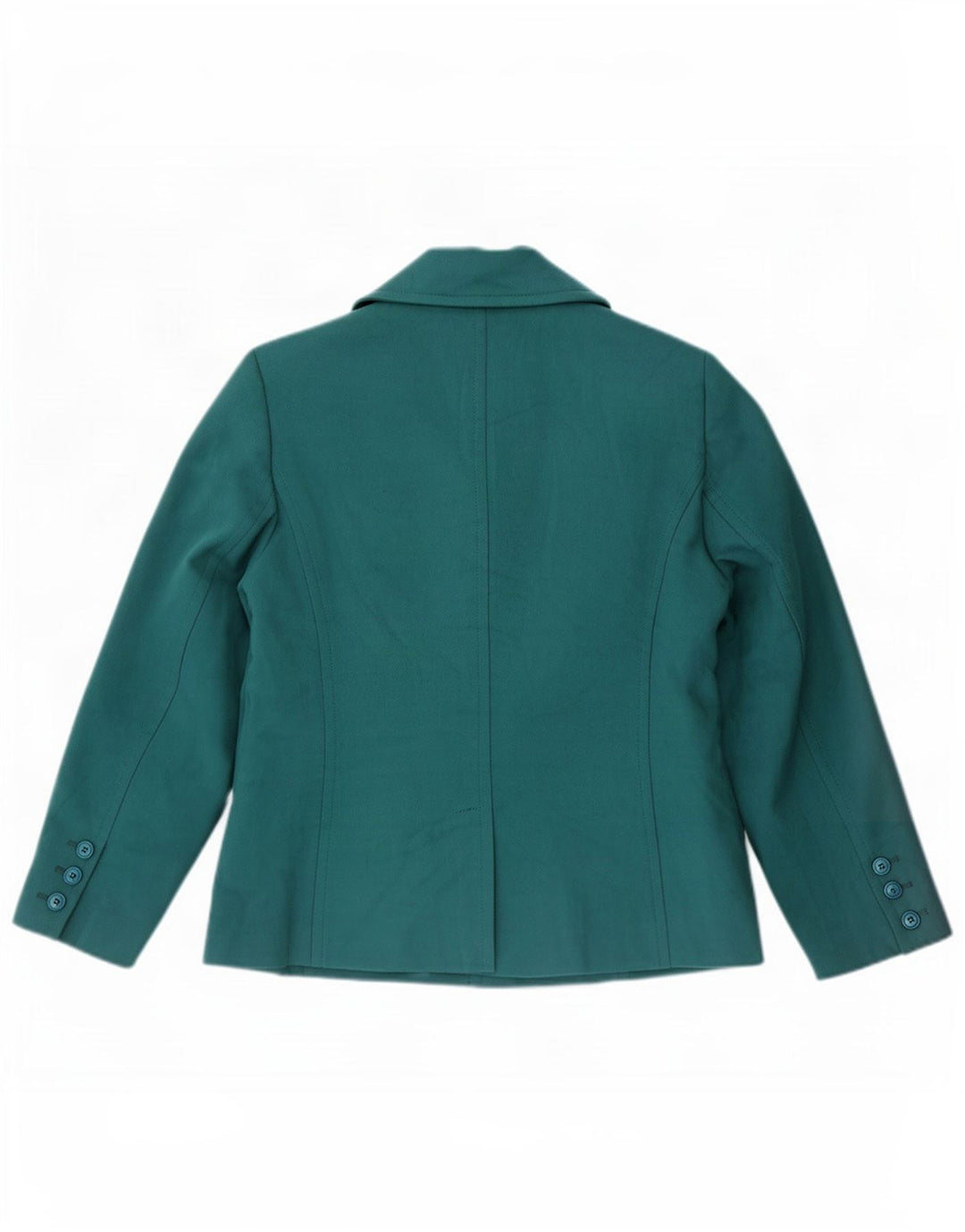 Marks & Spencer Damen Pea Coat UK 16 Large Grün Polyester