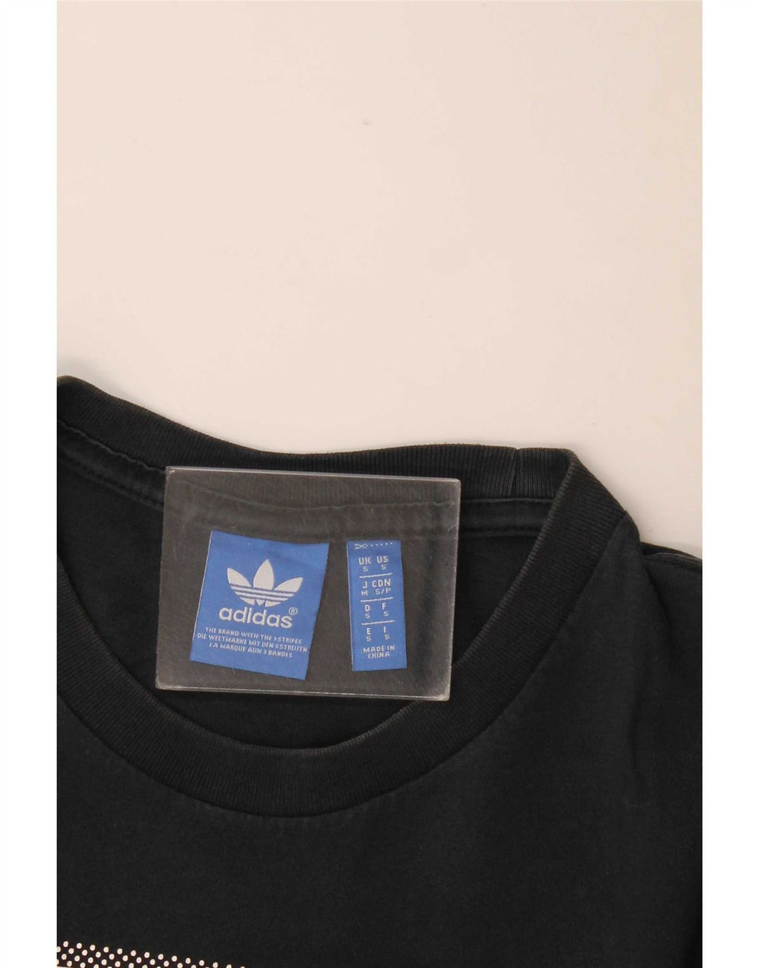 Adidas Herren Grafik T-Shirt Top Small Schwarz