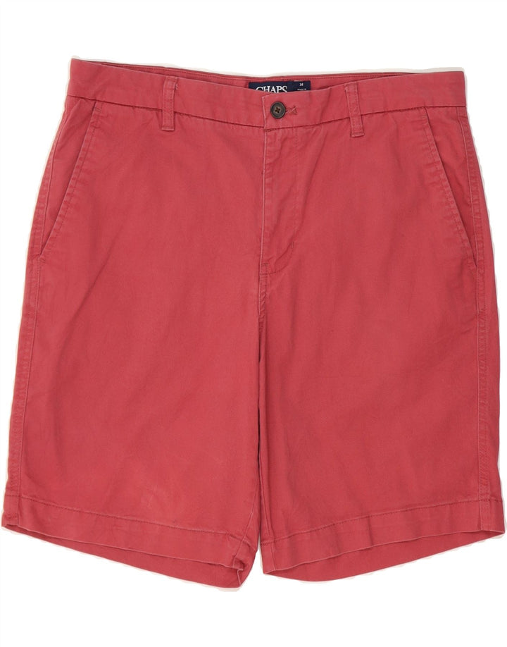 CHAPS Mens Chino Shorts W34 Large Red Cotton Vintage Chaps and Second-Hand Chaps from Messina Hembry 