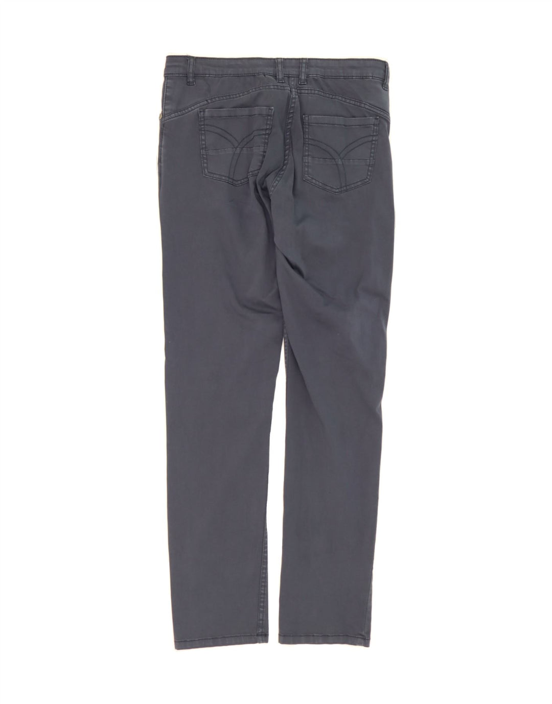 DACK'S Womens Regular Fit Casual Trousers IT 42 Medium W30 L32 Navy Blue Vintage Dack's and Second-Hand Dack's from Messina Hembry 