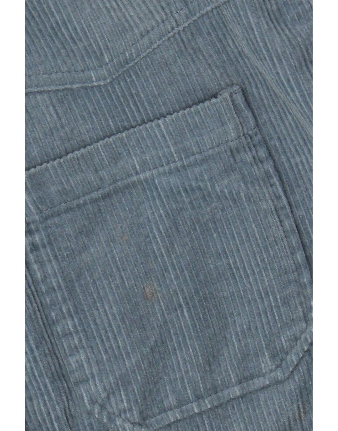 Zara Damen Übergroßes Cordhemd UK 14 Mittelblaue Baumwolle