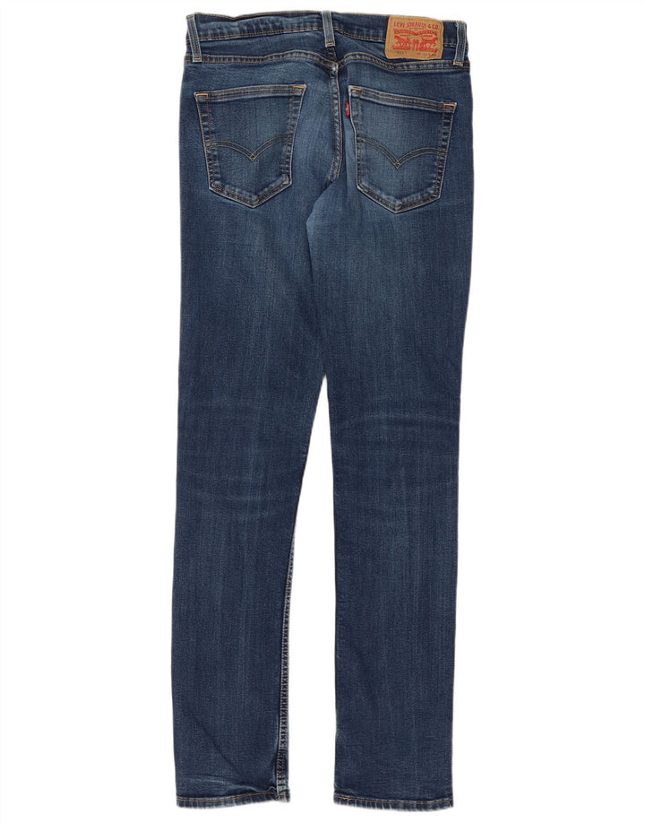Levi's Herren 511 Slim Jeans W32 L34 Marineblaue Baumwolle