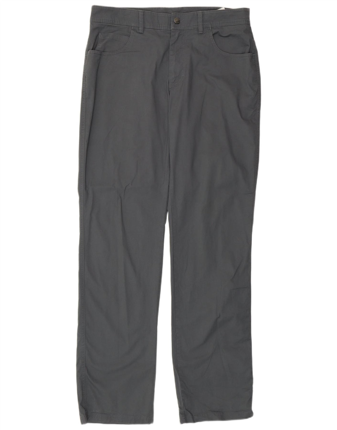 Columbia Gerade Freizeithose für Herren, W32, L34, graue Baumwolle