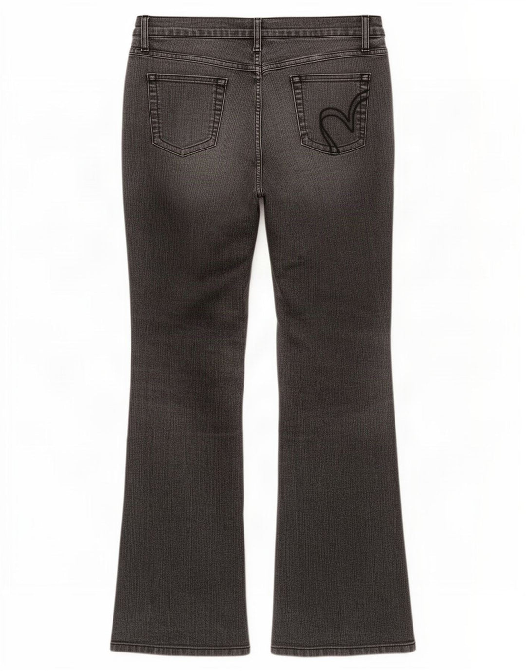 Marks & Spencer Damen Per Una Bootcut Jeans UK 12 Medium W30 L30 Grau