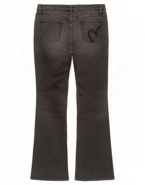 Marks & Spencer Damen Per Una Bootcut Jeans UK 12 Medium W30 L30 Grau