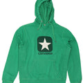 Converse Herren-Kapuzenpullover mit Grafik, mittelgrüne Baumwolle