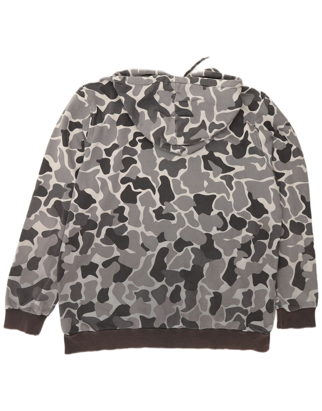 Adidas Herren Kapuzenpullover Large Grau Camouflage