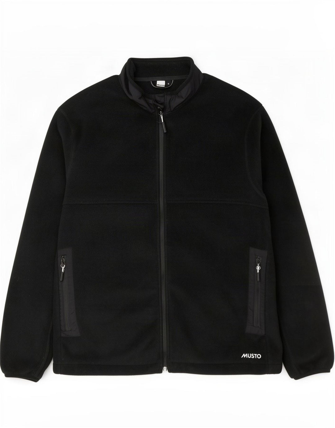 Musto Herren Fleecejacke UK 40 Large Schwarz Polyester