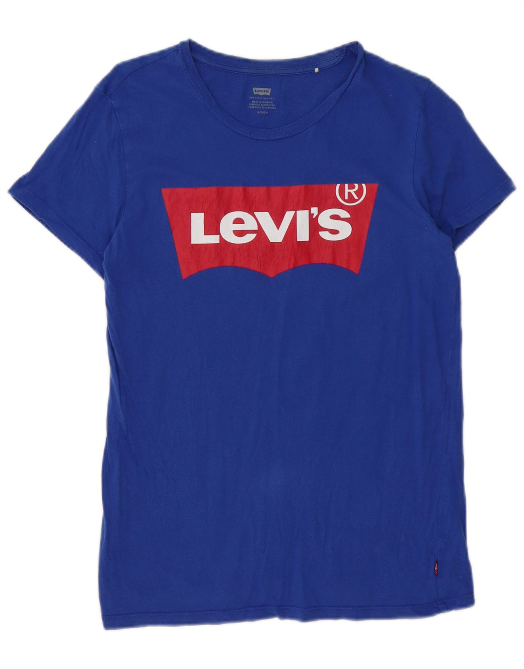 Levi's Herren-T-Shirt mit Grafik, Größe S, Blau, Baumwolle