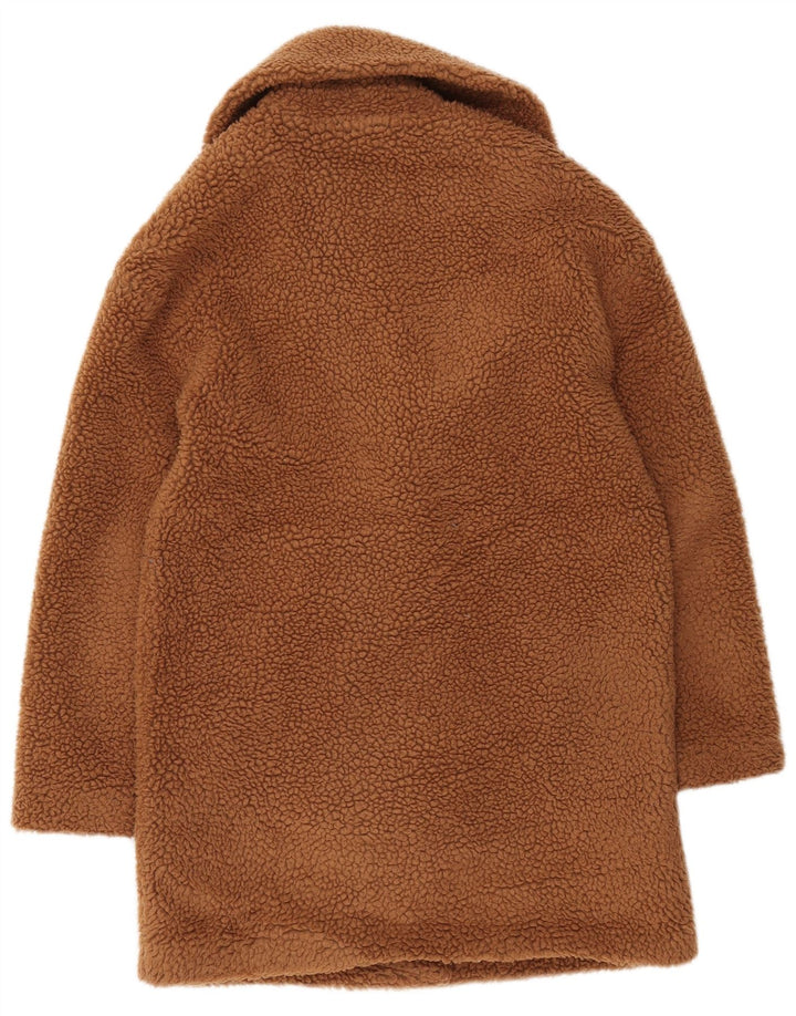 Abercrombie & Fitch Damen-Overcoat „Teddy“ in Übergröße, UK 6, XS, Braun, Polyester