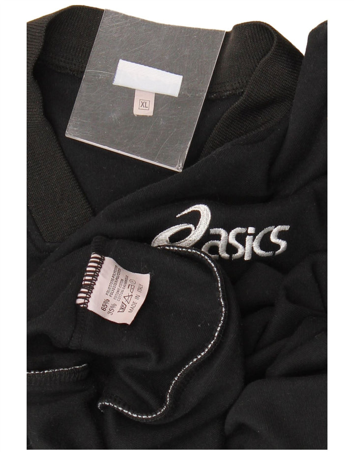 Asics Herren Slim Fit Graphic T-Shirt Top XL Schwarz Polyester