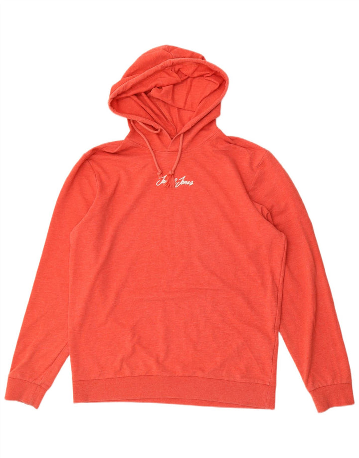 Jack & Jones Herren Kapuzenpullover XL Rot Polyester