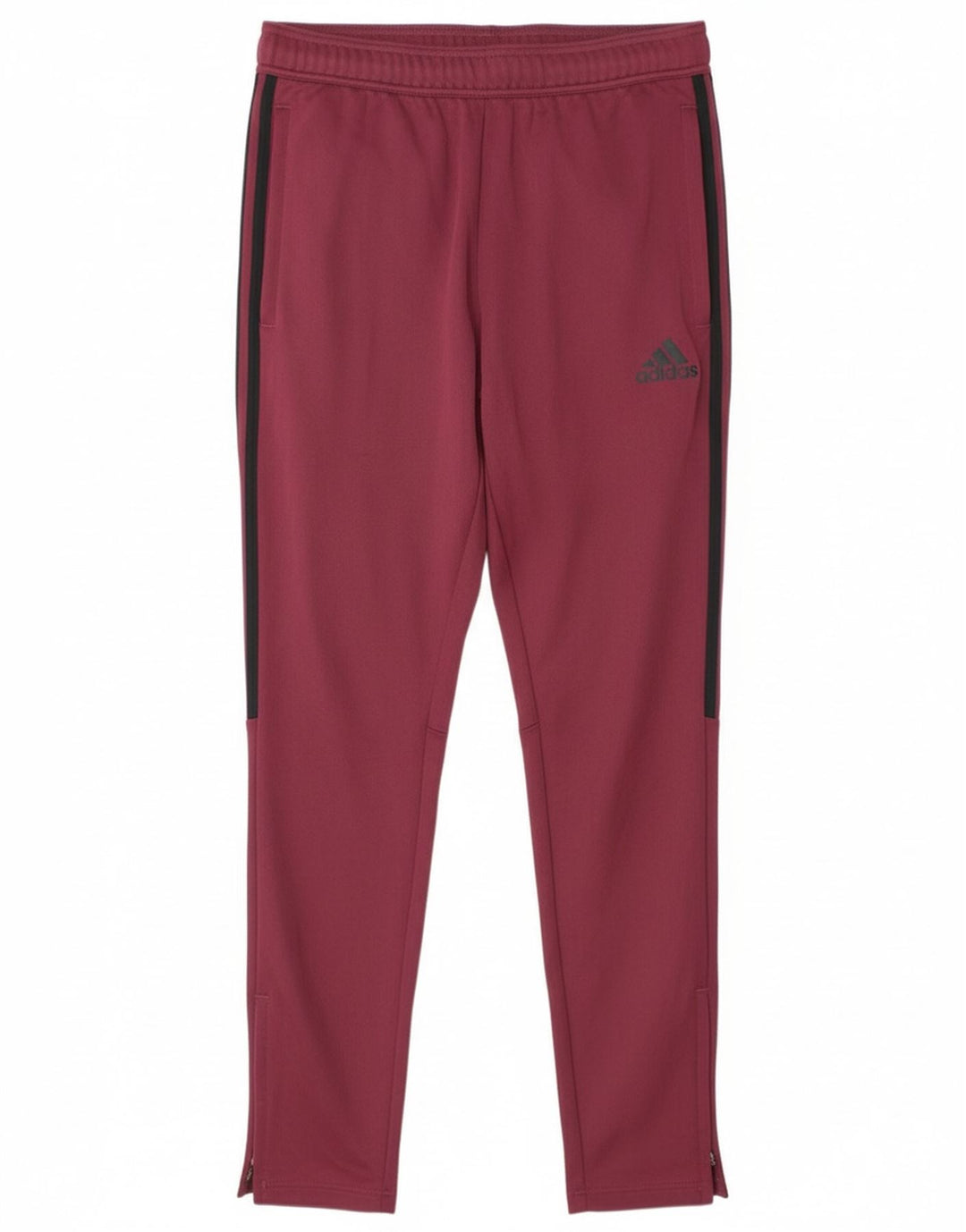 Adidas Herren-Trainingshose, mittelgroß, Burgunderrot, Polyester