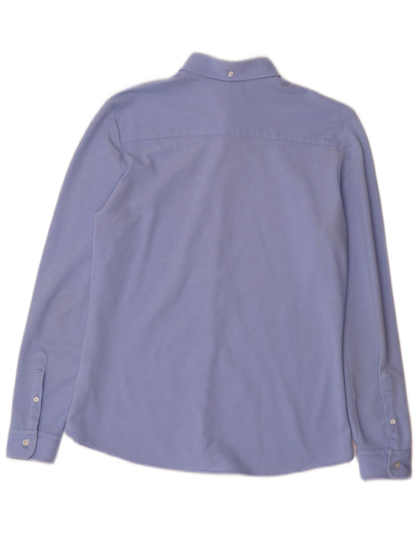 Gant Damenhemd UK 10 Small Blaue Baumwolle