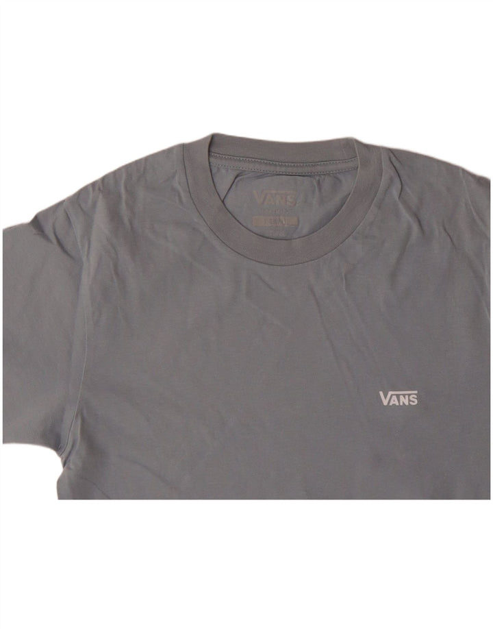 VANS Herren T-Shirt Top XS Blaue Baumwolle