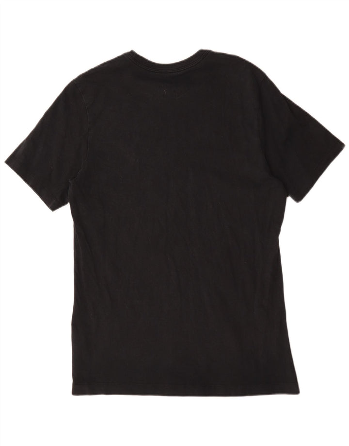 Nike Herren T-Shirt Top Medium Schwarz Baumwolle
