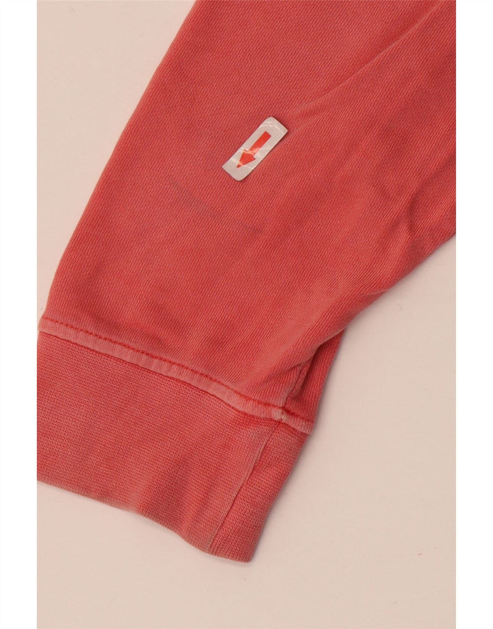 Marks & Spencer Herren-Sweatshirt-Pullover aus mittelrosa Baumwolle