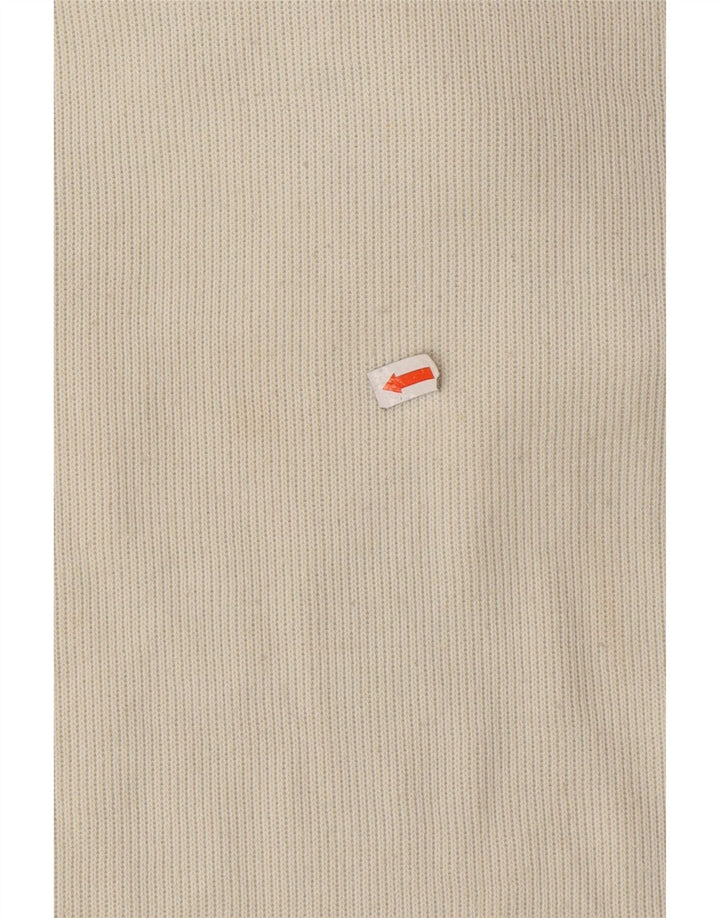 ELLESSE Herren-Sweatshirt mit Reißverschluss am Hals, XL, graue Baumwolle