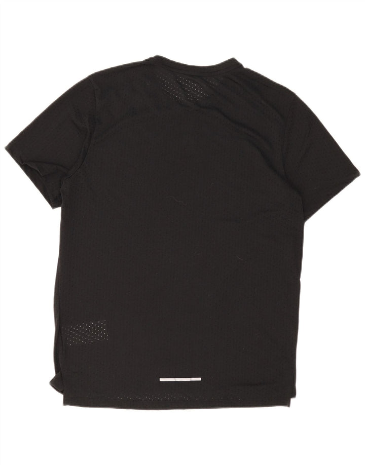 Nike Herren Dri Fit T-Shirt Top Medium Schwarz Polyester