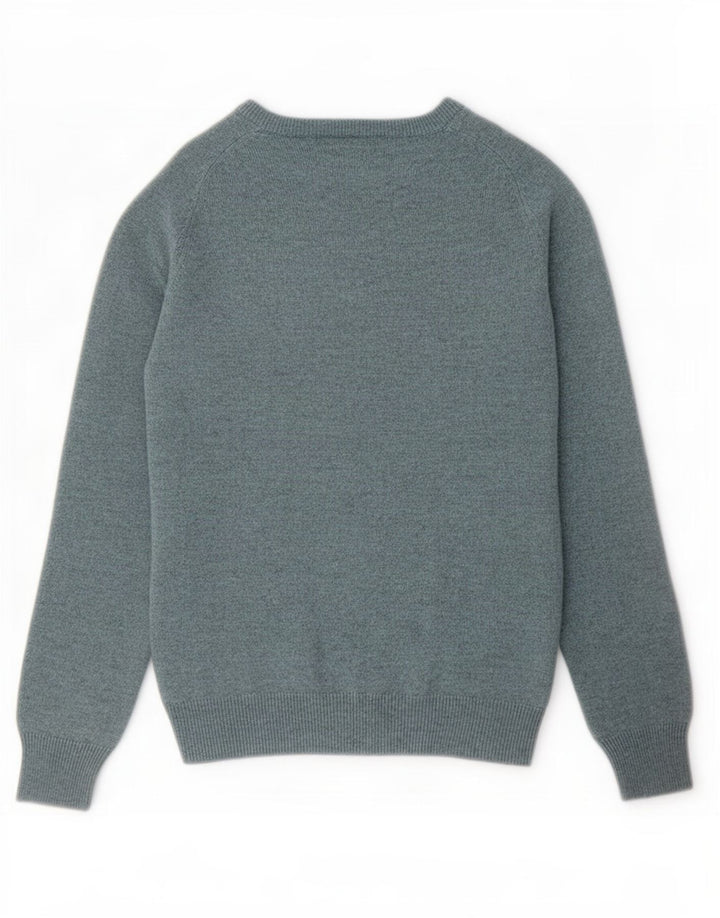 Marks & Spencer Herren-Pullover, reguläre Passform, U-Boot-Ausschnitt, Größe S, Blau