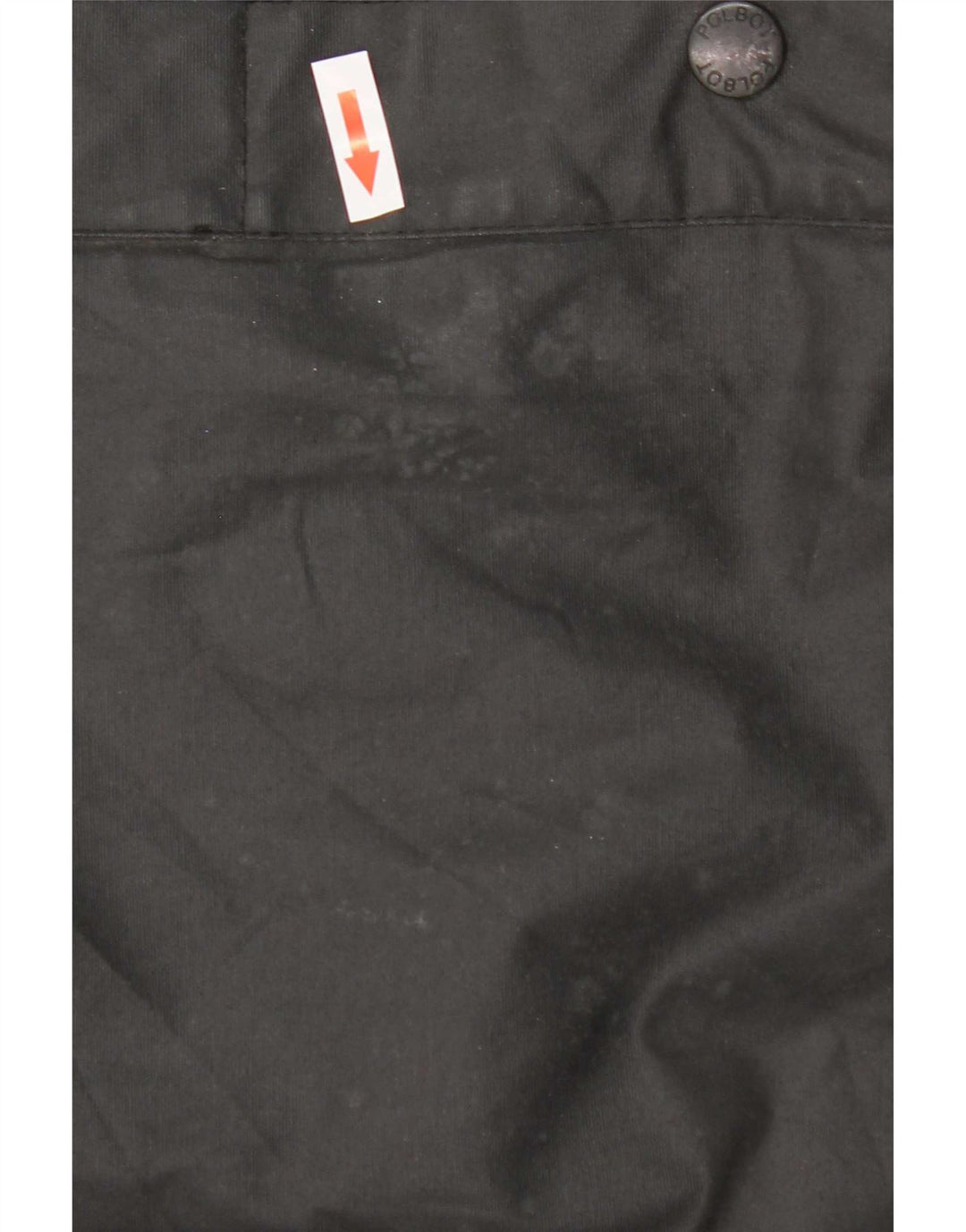 Polbot Herrenjacke aus gewachster Baumwolle, UK 42 XL, Schwarz