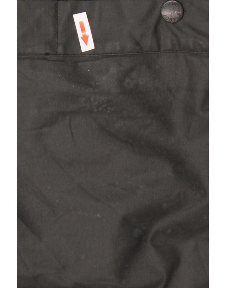 Polbot Herrenjacke aus gewachster Baumwolle, UK 42 XL, Schwarz