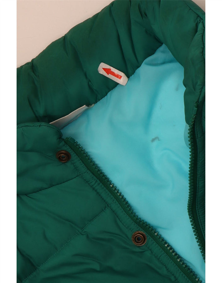 Sergio Tacchini Herren Wattierte Jacke UK 40 Large Grün Polyamid