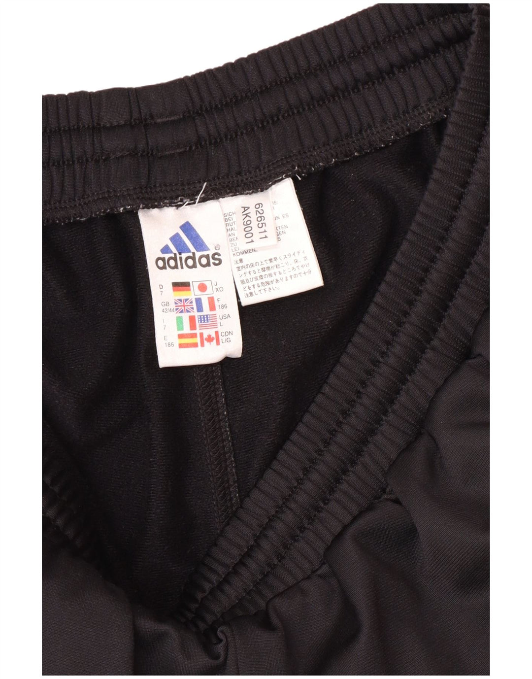 Adidas Herren Trainingshose Jogger UK 42/44 Large Schwarz Polyester