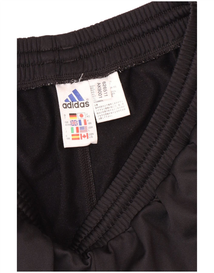 Adidas Herren Trainingshose Jogger UK 42/44 Large Schwarz Polyester
