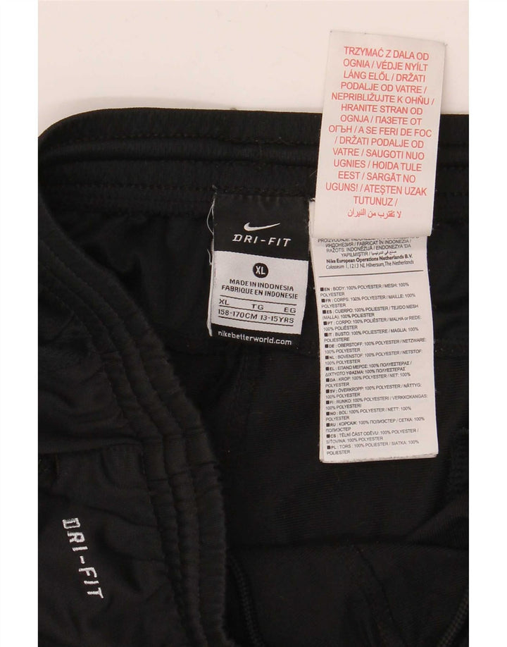 Nike Jungen Bermuda Sport Shorts 13–14 Jahre XL Schwarz Polyester