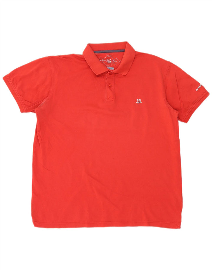 Harmont & Blaine Herren-Poloshirt XL, rote Baumwolle