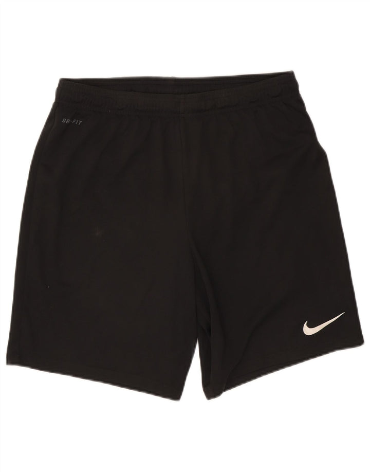 Nike Herren Dri Fit Sportshorts, groß, aus schwarzem Polyester
