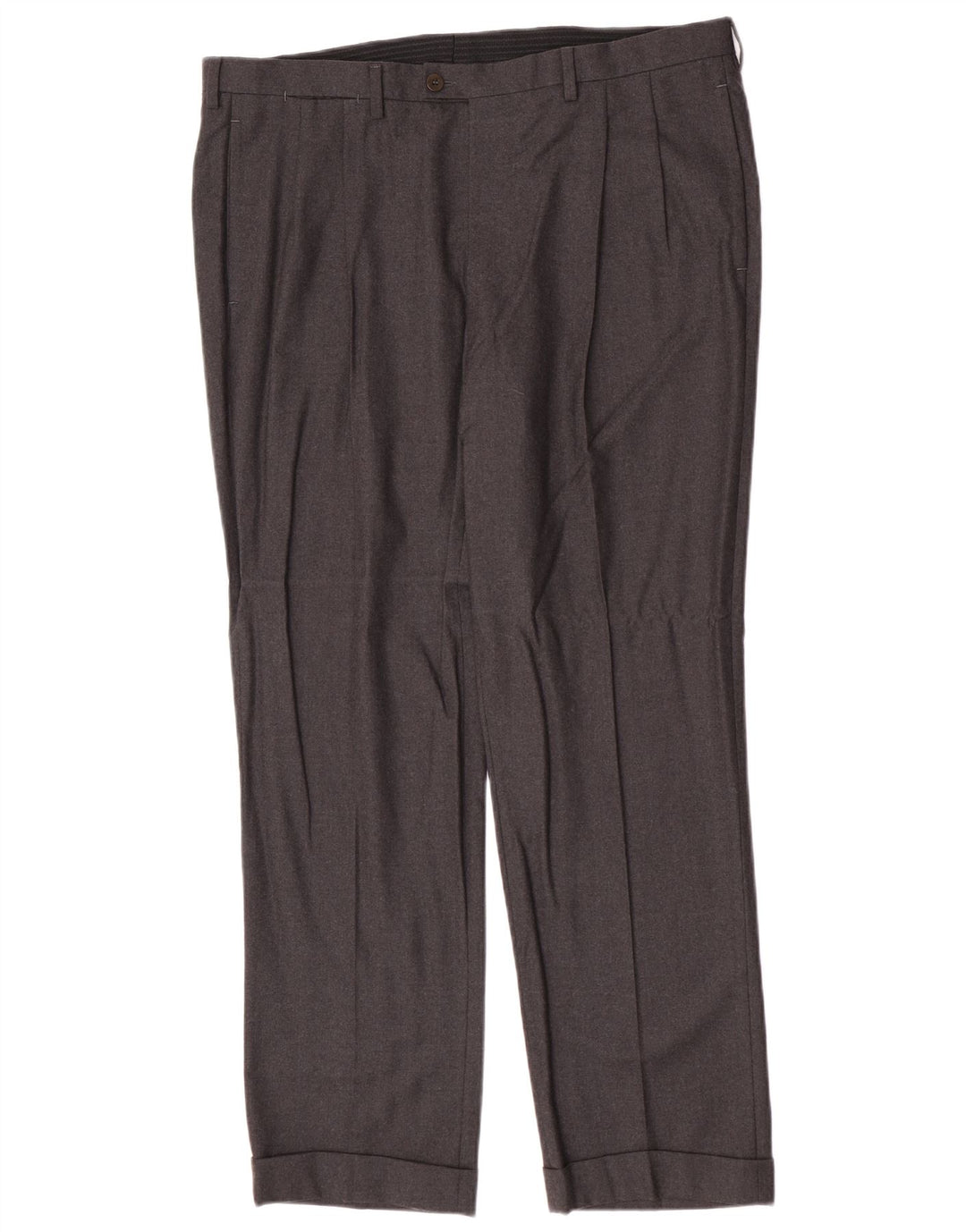 Kiton Mens Pegged Suit Hose IT 52 XL W38 L30 Grau