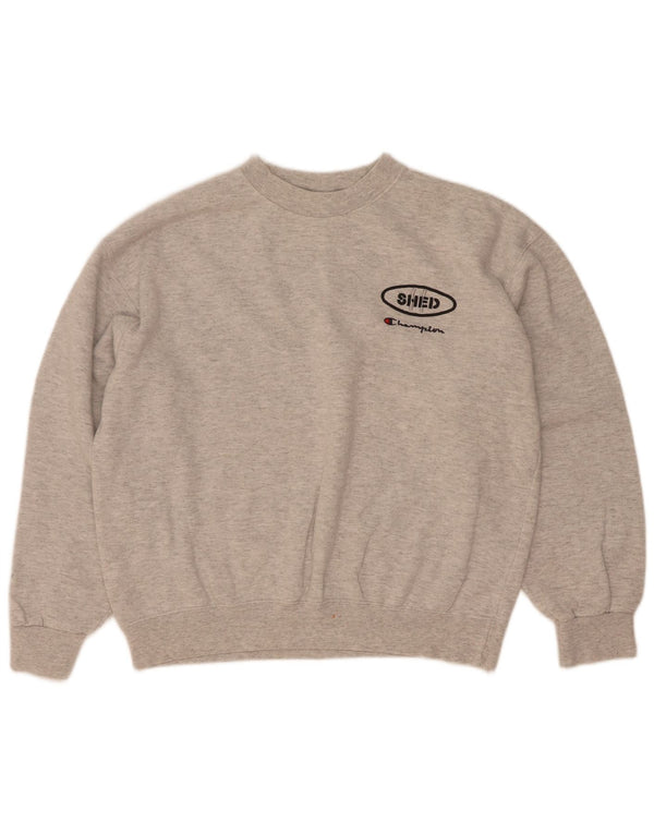 Champion Damen-Sweatshirt in Übergröße, Gr. 40, Größe L, Grau meliert