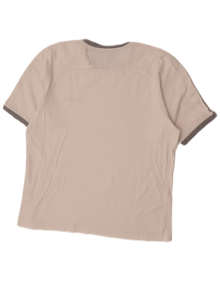 Champion Herren-T-Shirt-Oberteil, groß, weiß gestreift