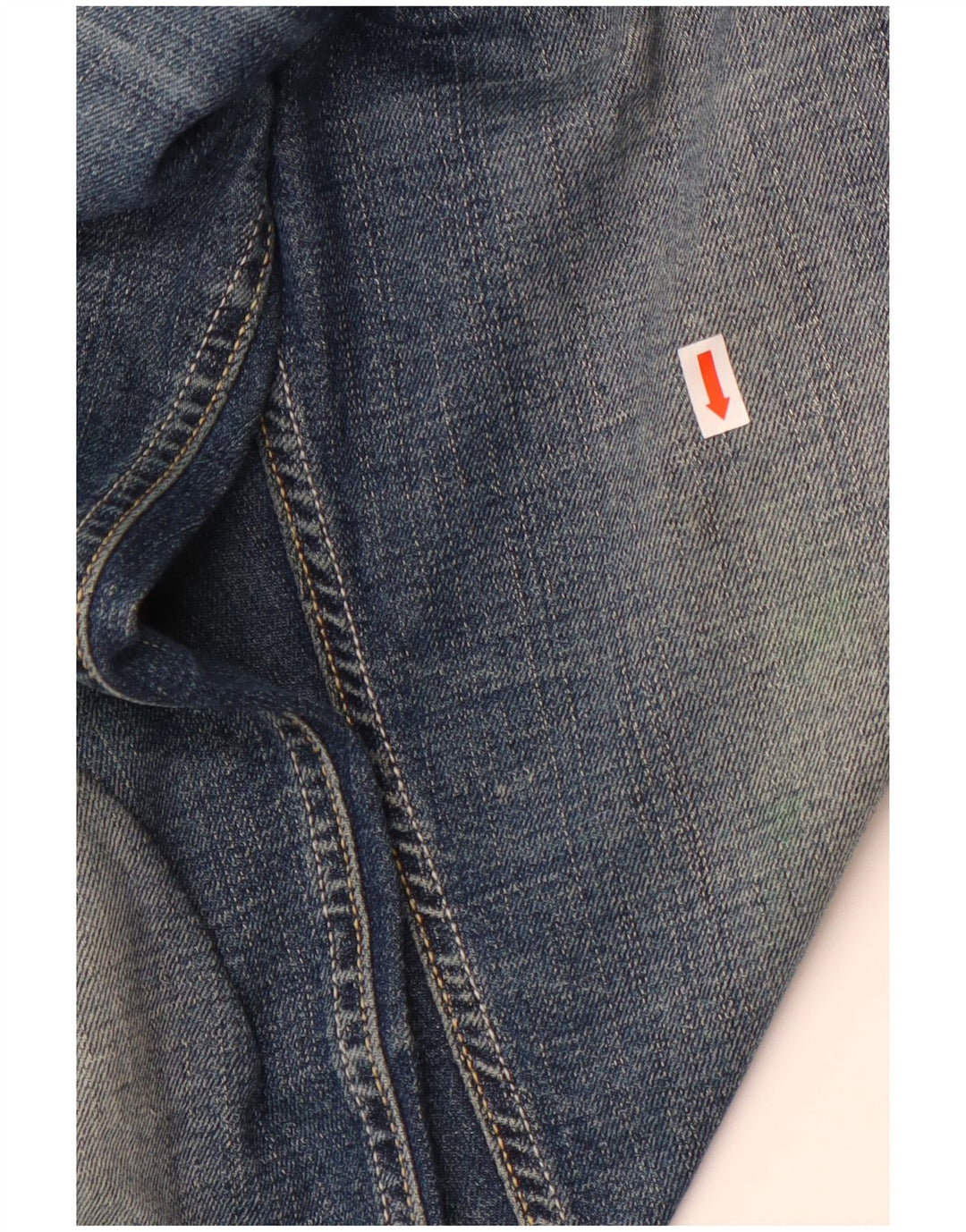 Diesel Damen Lowky Straight Jeans W26 L32 Marineblaue Baumwolle