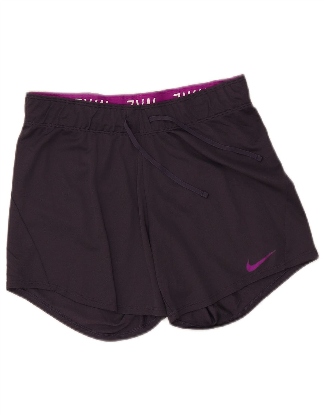 NIKE Damen Dri Fit Sport Shorts UK 6 XS Lila Polyester